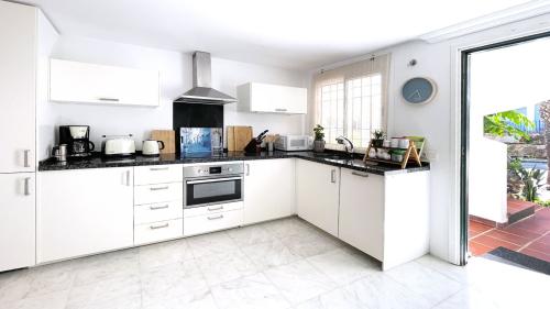 Modern fully equipped kitchen