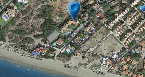 Location map with the property marked